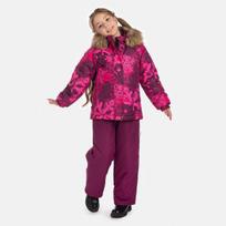 Huppa Žieminė striukė mergaitėms ALONDRA, burgundy pattern