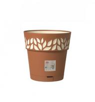 CLOE vazonas su padėklu Terracotta 20 cm