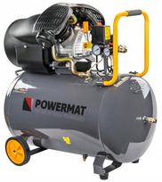 Alyvinis kompresorius 100L 8 bar 530 l/min + 6 dalių rinkinys | Powermat PM-KO-100T-V2