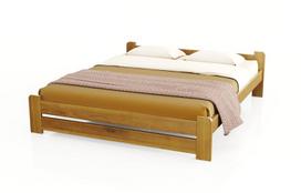 Lova + čiužinys + apsauginis antčiužinis TRIO PS1 80x200 ąžuolo spalvos