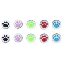 Cat Paw Silicone Caps Thumbstick Grips Joystick Cover Protect Thumb Stick Case for PlayStation 4 PS4 PS5 Xbox One 360 Controller 10PCS Caps