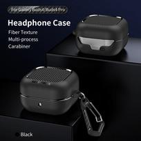 Buds 4 Pro Case Carbon Fiber Texture Earphone Case Cover For Samsung Galaxy Buds 3 FE 4 Pro with Keychain Shockproof Earphone Charging Box For Samsung Galaxy Buds4 juoda