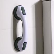 Strong Suction Cup Bathroom Safety Grab Bar Anti-Fall Handrail for Elderly Kids, No Drilling Stable Shower Handle