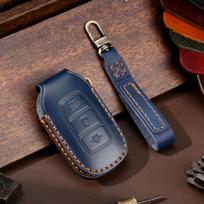 Odinis automobilio rakto dėklas Hyundai I30 Ix35 Kona Encino Solaris Azera Grandeur Ig Accent Santa Fe Palisade 3/4/5 mygtukų raktams blue