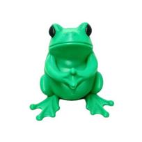 Noir Theory 3D Printed Cute Frog Pen Holder, Bright Green Stand with Pen-Grabbing Structure, Anti-Slip Desktop Organizer for Pens & Makeup Brushes, 1pc