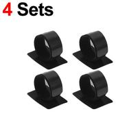 Adhesive Under Desk Cable Ties Wire Holder Cord Organizer Adjustable Hook and Loop Cable Management Holders For Home Office