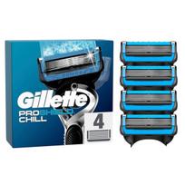 Gillette ProShield Chill skutimosi peiliukai, 4 atsarginiai peiliukai vyrams su 5 ašmenimis, pagaminta Vokietijoje