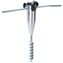 Prisukamas sodo skėčių stovas metalinis 56 cm sidabrinis Orion
