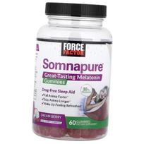 Melatoninas miegui, Somnapure puikaus skonio melatonino gumijos, Force Factor (72641017) Berry mix