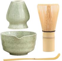 Matcha ruošimo rinkinys Xpssjmu, žalias, 4 vnt