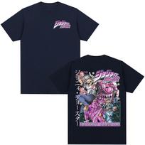 Anime JoJo Bizarre Adventure Tshirt STEEL BALL RUN Johnny Joestar Manga Tshirts Men Women Cotton Casual Short Sleeves T Shirt 4XL