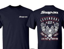 Legendary Black T-Shirt, Snap-on Tools T-Shirt, Hardworking Job Shirt for Men Unisex T-Shirt XL
