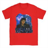 The King of Pop Michael Jackson T Shirt Beach T Shirts Men Cotton Round Neck 4XL 5XL 6XL Top Tees ShortSleeve Vintage Tshirt S