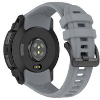 26mm 22mm Sports Silicone Strap For Garmin Instinct 3 50mm 45mm Soft Watch Band For Instinct3 Bracelet Replacement Accessories For Instinct 3 50mm pilka spalva