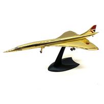 1/200 Scale Aircraft Model Gold-Plated Concorde Supersonic Passenger Jet Die-Cast Alloy Toy Collectible Display Gift auksas