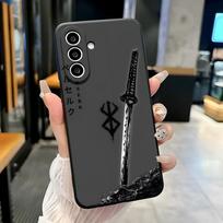 Anime Berserk telefono dėklas Samsung S25 Plus S20 S20 Plus S22 Ultra S23 FE S21 Plus S21 Ultra minkštas dėklas Samsung S25