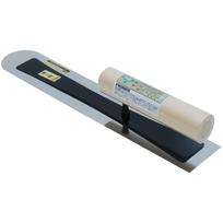 Midorikanechou Stainless Steel Trowel 390mm Less likely to leave streaks on mortar Ultra-Narrow Round-Tip 0.3mm - surfaces.