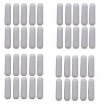 ABUL-40 Pieces PTFE Magnetic Stirrer Mixer Stir Bar Laboratory Bar Stir Plate Magnet Stir Rod Magnetic (7X25mm) NONE