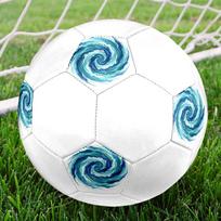 1PC Ocean Whirlpool Swirl Soccer Ball Size 5 Football Machine Sewn Indoor/Outdoor Universal Football A69 Size 5