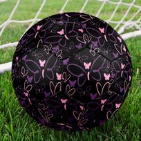 1PC Butterfly Art Soccer Ball Size 5 Football Machine Sewn Indoor/Outdoor Universal Football W20 Size 5