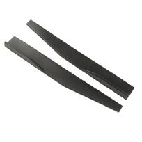 2PCs Side Skirt Winglet Carbon Fiber Style Universal Car Side Lip Winglets Extension Spoiler