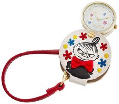 Fieldwork Moomin Pocket Watch Bag Charm Watch Little My with Magnifying Glass Beige MOM008-4 smėlis