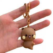 Animation Panda Bubu Dudu Magnetic Keychain Cute Backpack Pendant With Plaything Figures Couple Accessories Ideal Fantasy Themed Present