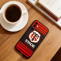 Stade Toulousain telefono dėklas Samsung Galaxy A73, A72, A71, A70, A53, A52, A51, minkšto silikono juodas dangtelis Samsung a32 5g red