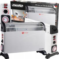 Energiją taupantis elektrinis konvektorius Mesko MS 7741W su ventiliatoriumi ir laikmačiu