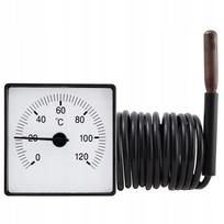 Analoginis diskinis termometras su zondu 0-120°C TPM03K