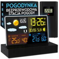 Belaidė orų stotelė Pogodynka su LED apšvietimu ir termometru