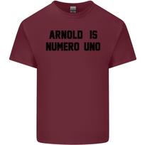 Arnold Is Numero Uno Schwarzenegger Gym Unisexs Light Cotton Tshirt S