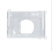 Clear Case for Fujifilm Instax Mini EVO Instant Film Camera Crystal Hard Shell Cover with Removable Shoulder Strap