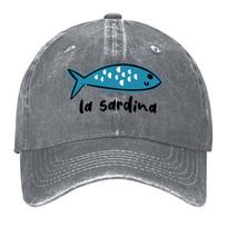 The sardine Baseball Cap GentleUnisex Hat luxury Women cap Streetwear Trucker Hat Unisexs Caps Womens