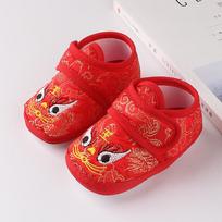 Spring & Autumn Non-slip Baby Walker Shoes - Cute Cartoon Bear Infant Shoes 11 cm