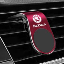 BATG1 Metalinis magnetinis automobilio laikiklis mobiliajam telefonui Skoda Octavia Fabia Superb Yeti Enyaq Rapid Kamiq Karoq Automobilio stiliaus priedai