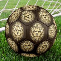 1PC Golden Lion Emblem Soccer Ball Size 5 Football Machine Sewn Indoor/Outdoor Universal Football Surprise Collection n119 Size 5