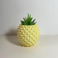 Pineapple Flower Pot Succulent Pot Desktop Ornament Plastic Planter Home Decor Plant Pot 1 Piece