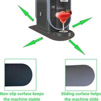 Slushie Machine Base Pad for Drink Preparation Non-Slip Tray Kitchen And Cafes 48.5cmx19cm