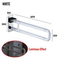 304 Folding Grab Stainless Steel Bathroom Safety Bar Toilet Safety Handle Bar 60*8*20CM