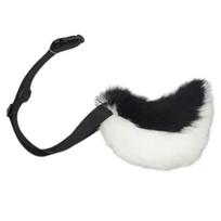 Rabbit Tail Adjustable Belt Long Tail Beast Tail Plush Animal Tail Anime Cosplay Accessories for Halloween Party