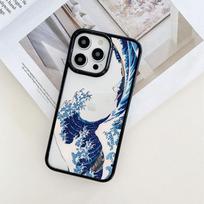 Japoniško stiliaus Didžioji Kanagavos banga telefono dėklas iPhone 13 12 Mini 11 14 Pro Max 7 8 Plus SE2020 XS X XR Dangtelis Meno Knygelės For iPhone XSMAX