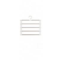 Multi-Tier Pants Rack, Multi-Functional Non-Slip Ladder Design, Can Hang Scarves, Jeans, Pants, Ties, Bedsheets Etc Five-pole Folding Trouser Rack balta