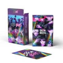 30 vnt. Demonų Medžiotojai Saja Berniukai Holografinės Kortelės Anime Kolekcijos Rinkinys Dvigubos Pusės Lazerinės Pocards Lipdukai KPOP LOMO HD Su Vaikams Draugišku Pramoginiu Linksmu 2