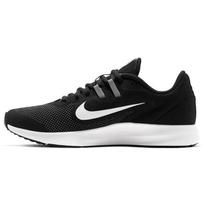Nike Downshifter 9 Abrasion Resistant Low top Kids' Running Shoes Black White Teenagers AR4135-002 35.5