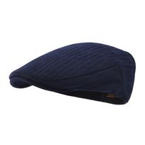 STARANCE Men's Herringbone Flat Ivy Newsboy Hat Wool Blend Gatsby Cabbie Cap 58cm tamsiai mėlyna