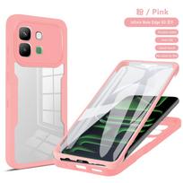 Viso kūno apsaugos smūgiams atsparus dėklas, skirtas Infinix Note Edge 5G, apsauginis dangtelis, ekrano apsauga, Fundas Coque Infinix Note Edge violetinė