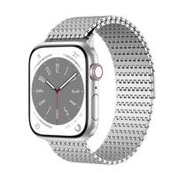 Ultra 2 Band for Apple Watch Men's Women's Series 10/9/8 Magnetic Milanese Mesh Loop Metal Stainless Steel IWatch Bands Strap 38/40/41mm/(42mm S10) sidabras