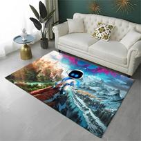 Game A-Astro Bot Cartoon Robot Non-Slip Area Rug for Living Room,Bedroom,Playroom,Soft Carpet Floor Mat Home Decor Rug Kids Room 40x60cm