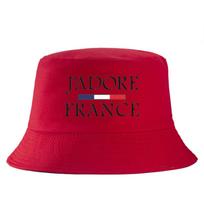 JADORE FRANCE Bucket Hat French Flag FisherUnisex Cap for Unisex Women Travel Souvenir Summer Sun Hat Casual Streetwear Bob Panama 56-58cm